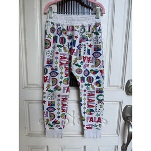 Hanna Andersson Kids Joggers‎ 120cm US 6-7 FALALA Holiday Print Sweatpants